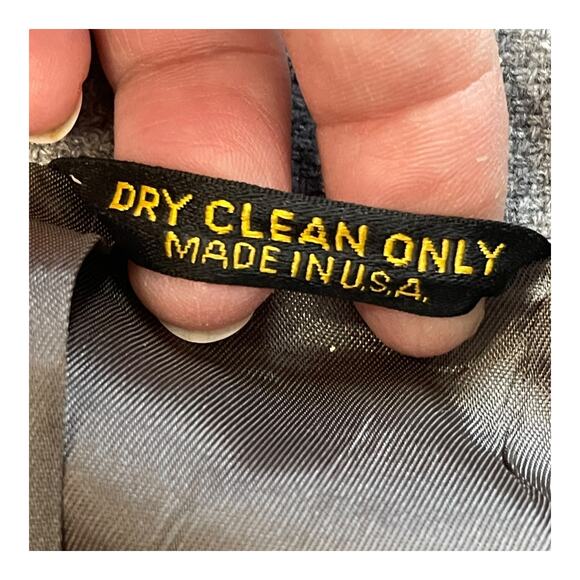 Vintage H.I.S Western Sports Coat 40R Tweed Suede Elbows Leather Buttons USA - Picture 4 of 7